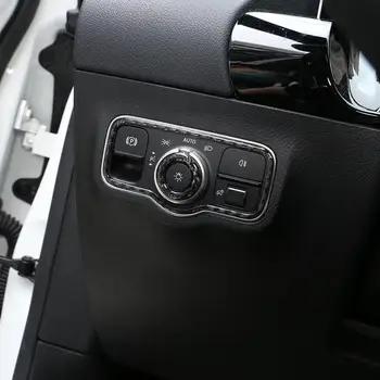 Avtomobilske notranjosti, Nalepke Za Mercedes Benz Razreda B W247 X247 Pravi Ogljikovih Vlaken Smerniki Vklop Okvir Trim Auto Dodatki