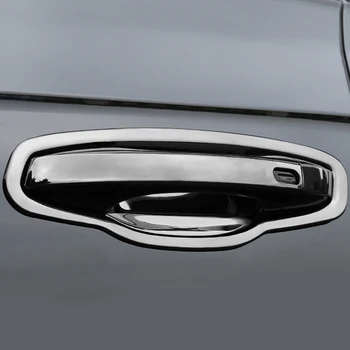 CarManGo za Volkswagen Touareg 2018-2020 Avto Opremo Vrata Ročaj Okvir Vrat Ročaj Ploščo Kritje Nalepke Trim Zunanjost Chrome