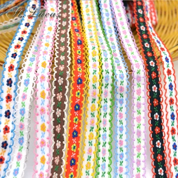 5yd/veliko moda Bohemia Pastorala slog ročno vezeni cvetlični trakom čipke trim traku dekoracijo šivanje plovila oprema DIY