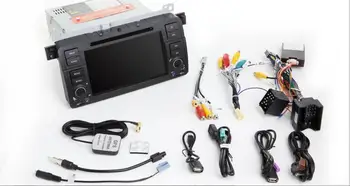 Tovarniško ceno 1 Din Lep Avto DVD GPS Navi za BMW E46 M3 Wifi, 3G, Bluetooth, Radio RDS USB SD Volan Brezplačno fotoaparat