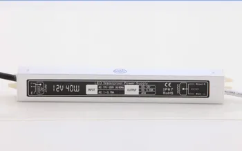 12V/40W nepremočljiva switch mode Power Supply;ocenjeni IP67;AC120V ali AC230V vhod;DC12V izhod