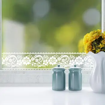 Beli Cvet, Kopalnica, Kuhinja Steno Meja diy Doma Dekor Cvetlični Nalepke Freske Robovi Skladu Baseboard Maison Dekoracijo ZE062