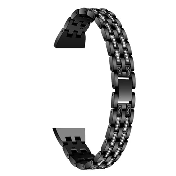 Trak za Fitbit Obratno 3 Band Kovinska Zapestnica Pasu Ženske Moški Watchband za Fitbit Občutek Band Versa3 Manžeta