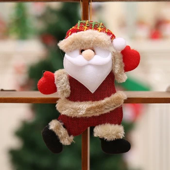 Kakovost 8Pcs Vesel Božič Okraski Božič Darilo Santa Claus Snežaka Drevo Igrača, Lutka, ki Visi Okraske za Dom