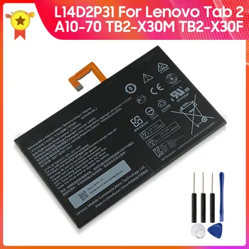 Verodostojno Zamenjava Baterije L14D2P31 Za Lenovo Tab 2 A10-70 LC/A10-70F TB2-X30M TB2-X30F 7000mAh 26.6 wh 4.36 V