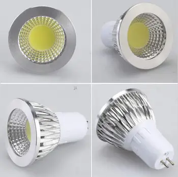 Super Svetla GU10 LED Žarnica 3W 5W 7W LED žarnica svetlobo COB GU10 Zatemniti GU 10 led Žarometi, Toplo/Hladno Bela Brezplačna dostava
