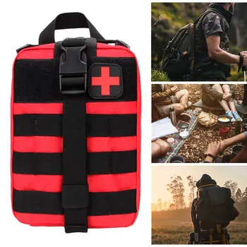 Zunanji Taktično Vrečko Potovalni Komplet Prve Pomoči, Multifunkcijski Pas Paket Kampiranje Plezanje Vrečko Sili Primeru Survival Kit