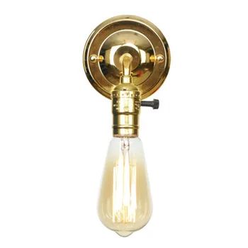 Ameriški državi slog sodobnega Edison žarnica retro eno glavo hodnika dnevne sobe, mini dekoracijo preprosta majhna stenska svetilka