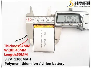 10pcs [SD] 3.7 V,1300mAH,[404050] Polimer litij-ionska / Litij-ionska baterija za IGRAČE,MOČ BANKE,GPS,mp3,mp4,mobitel,zvočnike
