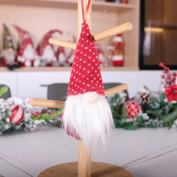 4pcs Božič Brezosebna Lutka Okraski švedski Gnome Tomte Igrača, ki Visi Drevo