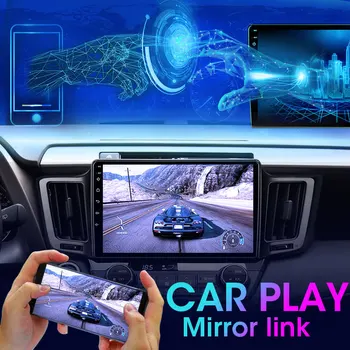 Android 10 2 Din avtoradio Multimedijski Predvajalnik Videa, Za Toyota RAV4 2012-2018 4G+64 G 4G Net+WIFI Avto Predvajanje GPS Navigacija