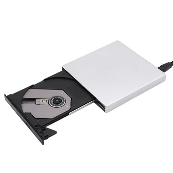 Zunanji Pogon za Prenosni Zunanji DVD-Jev na CD/DVD +/-RW/Gorilnik/Pisatelj USB2.0 Mobilne Optični Pogon