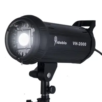 LED Studio Luči 200W Izpolnite Razsvetljava za Video Yodoblo VH-2000 Dvo-barvni 3200K Video Svetilke Streljanje 5500K Črna