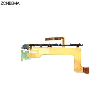ZONBEMA Original Za Sony Xperia XZ Moči Na Off + Volume Gumb Preklopi Flex Kabel Trak Z Vibrator rezervnih Delov