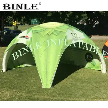 Zraka, zaprti prireditev na prostem napihljivi pajek šotor s popolno tiskanje TPU zraka dome krošnjami oglaševanje gazebo šotor za razstavo