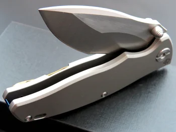 Eafengrow EF904 58-60HRC D2 Rezilo TC4 Ročaj Zložljiv nož za Preživetje Taborjenje orodje Lov Žepni Nož taktično eos prostem orodje
