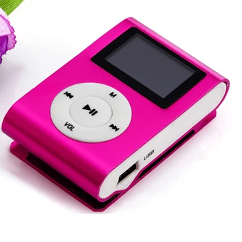 NOV Prenosni MP3 Predvajalnik Mini Clip MP3 Predvajalnik Šport Mp3 Predvajalnik Walkman Mini Mp3 Z LCD-Zaslon Podporo 32GB