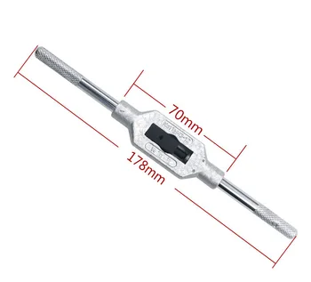 8pcs/set Kovinski Vijak Tapnite Imetnik M3-M12 za Obdelavo Kovine Ključa Imetnika Roko za Proces Notranjega Niti DT6