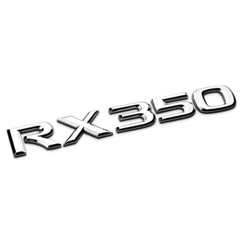 ES350 RX350 Ločeno Črke Digitals Chrome Kovinski Cink Nalepke Uspela Avto Styling Trunk Praznjenje Označi za Toyota Lexus