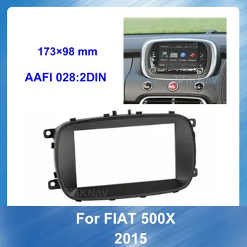 Za Fiat 500X Avto Radio Stereo Fascijo Ploščo Plošča ABS fit Uspela DVD okvir Večpredstavnostna fascijo Ploščo, Zaslon Android