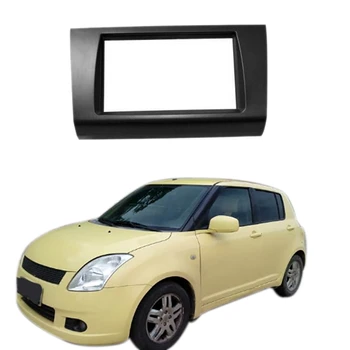 Za Suzuki Swift 2005-2010 2 Din Ploščo za Zvok DVD Navigacijska Plošča Okvir Avto Fascias Stereo Radio Plošča