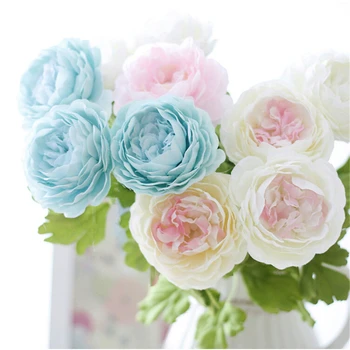 11pcs/veliko Multicolor svile cvetja Visoke kakovosti Peony flores artificiales umetno cvetje za Stranko Poroko Domu Dekorativni