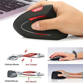 Mouse pad-Wireless Mouse Ergonomska Optični 2.4 G 800/1600/2400DPI Svetlobe Zapestje Zdravljenje Miši z Miško Pad Komplet Za PC