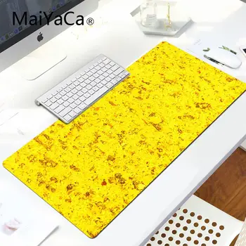 MaiYaCa Rumen Marmor Anti-Slip Trpežna Silikonska Computermats Udobje Miško Mat Gaming Lockedge Mousepad