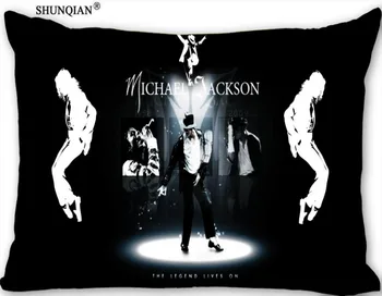 Vroče Michael Jackson Pravokotnik Prevleke zadrgo Poroka po Meri Vzglavnik Za Spalnico Blazino Pokrov(dve strani) 17-12.29