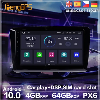 Android 10.0 Radio Stereo Za Volkswagen Santana 2012-2018 GPS Navigacija Avto DVD Predvajalnik Večpredstavnostnih Auto Radio Predvajalnik glavne enote