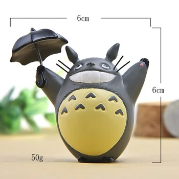 Srečen Totoro Set Mini Pravljice Vrt Domače Hiše Dekoracijo Mini Obrti, Mikro Krajinsko Dekor Oprema DIY