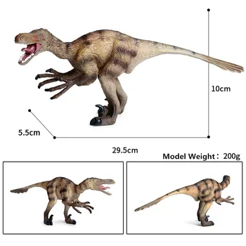 Caudipteryx Ročno izdelane Plastične Simulacije Jurassic Mesojede Dinozaver otroška Igrača Izobraževalni Model Dekoracijo Statične Darilo