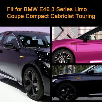 Dinamičen Zavoj Signal LED Strani Marker Lučka Utripa Indikator Primerni za BMW E46 Limuzini Serije 3 Coupe Cabriolet Touring 2Pcs/set