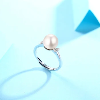 Yulaili 2020 Nove Bele Barve Prstani Poročni Prstani Za Ženske Elegance Pearl Obroč Dekle Rojstni Dan Posla Nakit