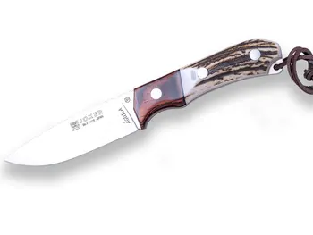 Joker CC105 orel lovski nož orel, s pestjo v jelena asta, virola vzdržljivosti in 10,5 cm rezilo.