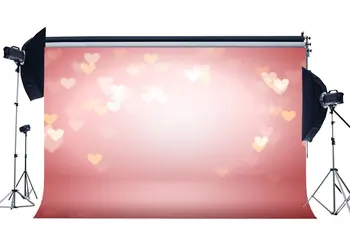 Valentinovo Ozadje Sladko Srce Bokeh Bleščice Sequins Zamegljen Romantično Ozadje Poroko zaslon