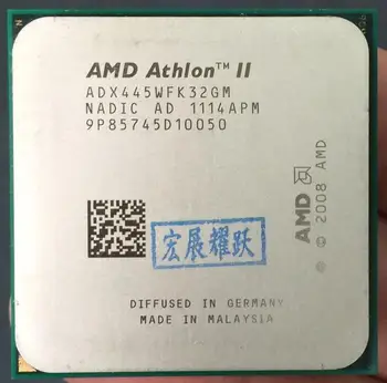 AMD Athlon II X3 445 X445 Tri osnovne AM3 938 CPU deluje pravilno Desktop Processor