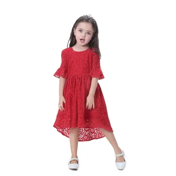 Malčka Baby Girl Oblačenja 2018 Lep Barva Čipke Princess Poroka Rojstni Otroke Božič Otroci Oblačila