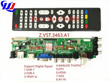 Nov Z. VST.3663.A1 Podporo DVB-C, DVB-T, DVB-T2 namesto T. RT2957V07 Univerzalno LCD TV Gonilnik Krmilnika Odbor z daljinskim upravljalnikom