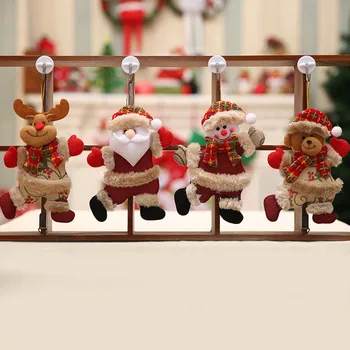 Novo Leto 2021 Santa Claus/Snežak/Elk Lutka Božič Drevo Okraski Noel Božič Okraski za Dom Natalne Navidad 2020 Otroci Darila