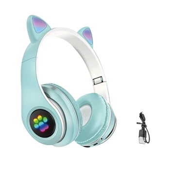 Prenosni Nastavljiv Glavo Bluetooth 5.0 Mačje Uho Zložljivo Doma Potovanja Šolski Šport Moda Brezžične Slušalke Poslušanja Glasbe