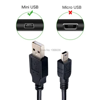 4000pcs 80 cm Kabel USB MINI B 5PIN USB 2.0 Kabel, polnilec za Fotoaparat PSP, MP3