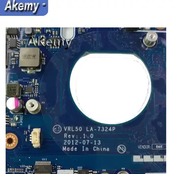 Akemy PBL50 LA-7321P REV:1A Prenosni računalnik z matično ploščo Za Asus X43B K43B K43BR K43BY X43 K43 Test original mainboard