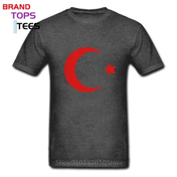 Turčija T-Shirt Moški Moški Priložnostne Bombaž Poletje Vrhovi Tee Kratek Rokav Ulične Priložnostne Smešno Turške Zastave Majica S Kratkimi Rokavi Tshirt