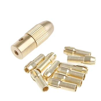 3.17 mm+10Pc 0.5-3.2 mm Micro Twist Ročno Vrtanje Kit Chuck Električni Drill Bit Collet L22