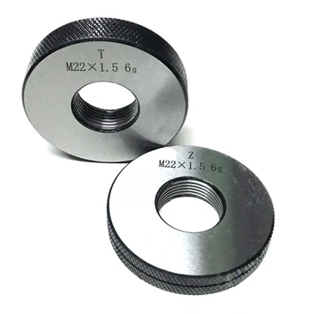 6 G Metrični navoj ring gauge nastavite m22 m22x2.5 m22x2 m22x1.5 m22x1 T Z Globo navoj obroč gage odkrivanje orodja m22*za 1,5 m22*1