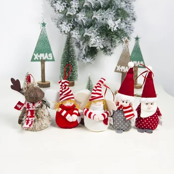 Božično Dekoracijo Srčkan Lutka Božič Obesek Spusti Okraski Božič Drevo Počitnice Viseči Okraski Darilo