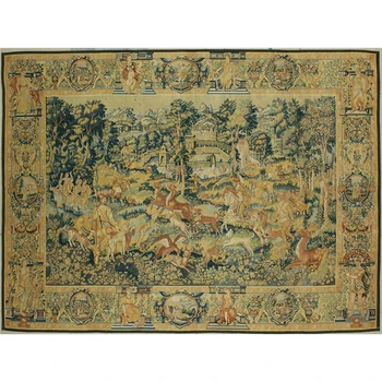 Stene krpo tapestriestapestry slike na steni volne aubusson tapiserija, rumena tapiserija, italijanski tapiserija domu tapiserija