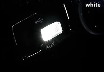 Avto styling USB Dekorativne Svetilke za Razsvetljavo LED Vzdušje Luči za Jaguar XF XFL XE XJ XJL F-Tempo F tempo fpace X761 XJ6 XKR XK8