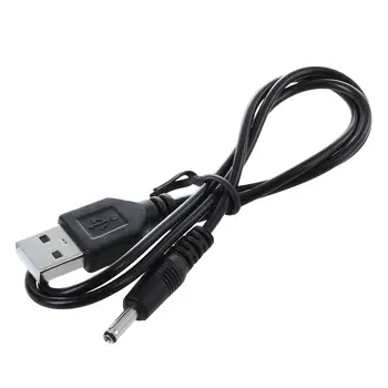 3,5 mm x 1.3 mm Črna Kabel USB Vodi Polnilnik, Kabel za Napajanje